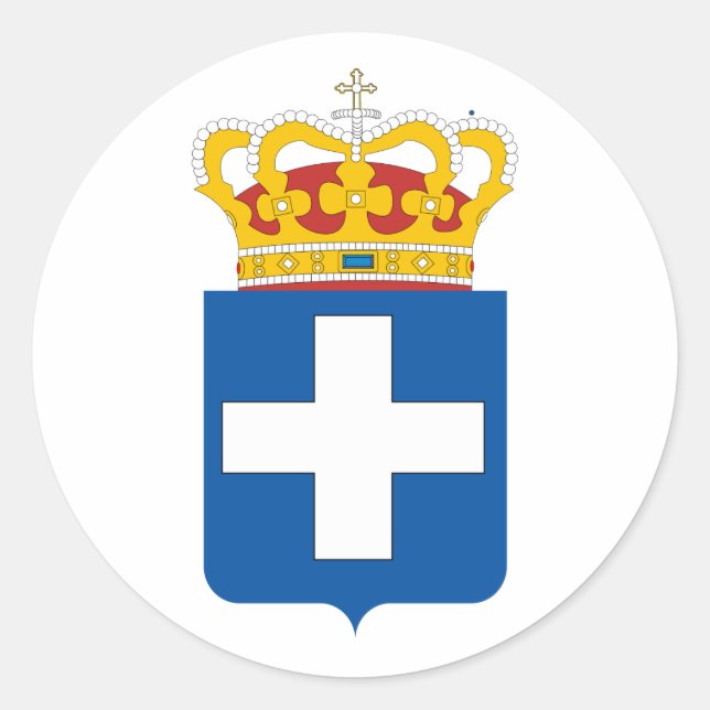 Adesivo Armas reais gregas, Grécia (Frente)