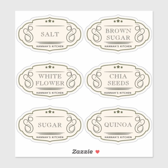 Adesivo Armazenamento de cozinha e pórtico (Folha)