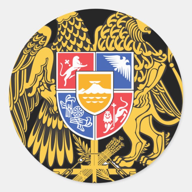 Adesivo armenia emblem (Frente)