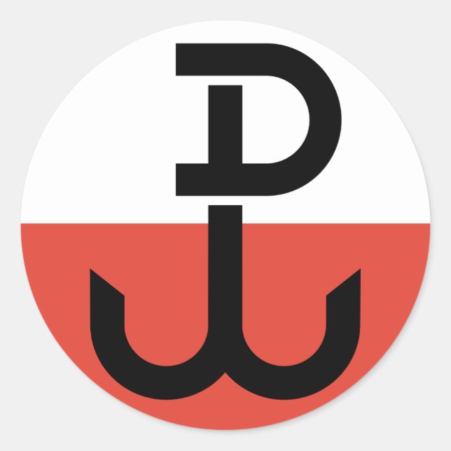 Adesivo Armia Krajowa Flag (Frente)