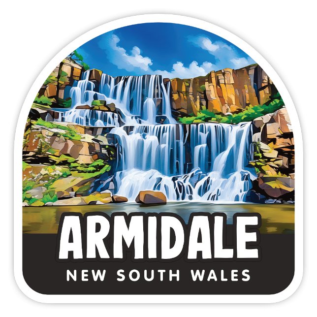 Adesivo Armidale, NSW Austrália Sticker (Armidale New South Wales Sticker (Ebor Falls))