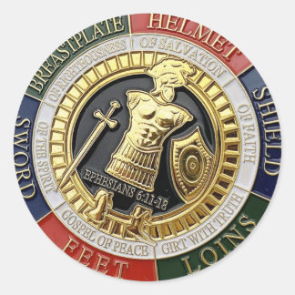 Adesivo Armor De Deus Blindagem De Faith Ephesianos