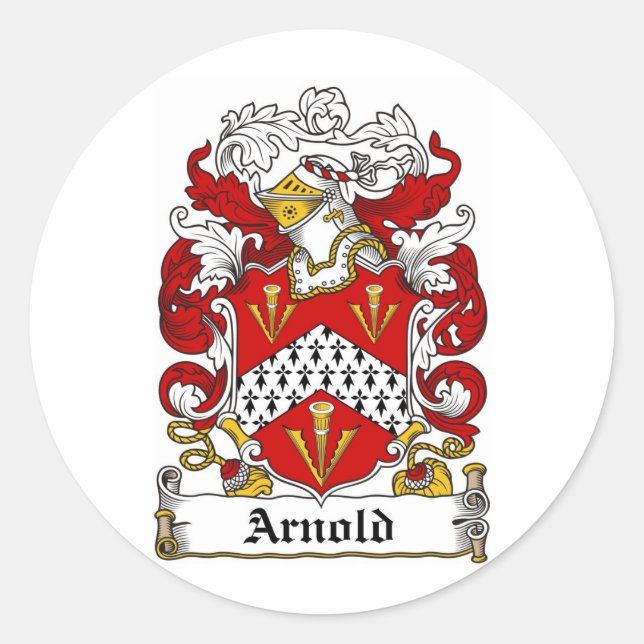 ADESIVO ARNOLD FAMILY CREST - ARNOLD CASACO DE BRAÇOS (Frente)