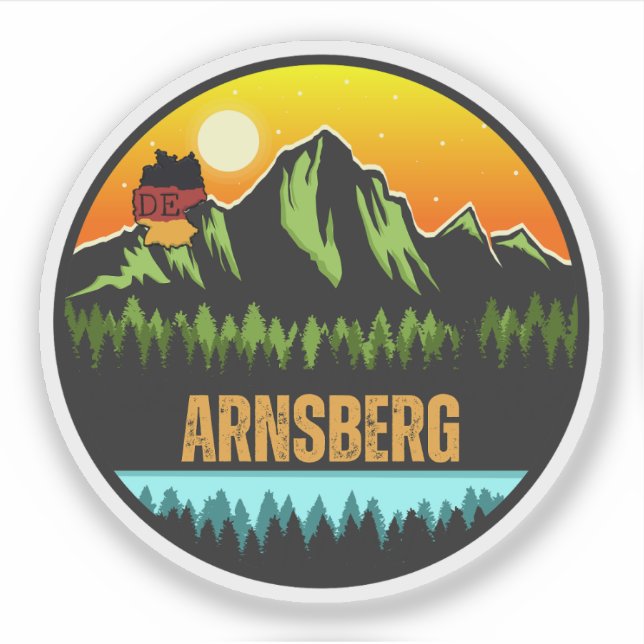 Adesivo Arnsberg, Alemanha (Frente)
