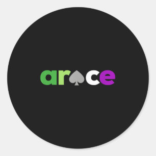 Adesivo Aro Ace Pride Spade, Lgbt Aroace, Lgbtq Aromântico