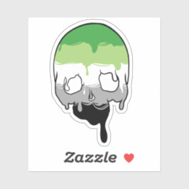 Adesivo Aro Pride Derrubando Caveira