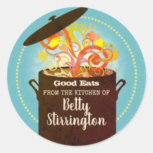 Adesivo Aromas picantes molho de ensopado de cozinhar