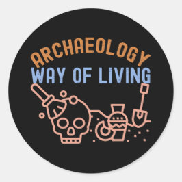 Adesivo Arqueologia - Modo de Viver, Ditado de Arqueologia