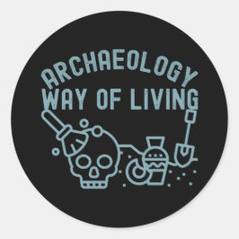 Adesivo Arqueologia - Modo de Viver, Ditado de Arqueologia