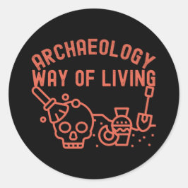 Adesivo Arqueologia - Modo de Viver, Ditado de Arqueologia