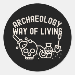 Adesivo Arqueologia - Modo de Viver, Ditado de Arqueologia