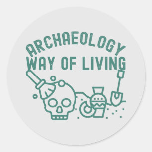 Adesivo Arqueologia - Modo de Viver, Ditado de Arqueologia