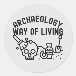 Adesivo Arqueologia - Modo de Viver, Dito de Arqueologia