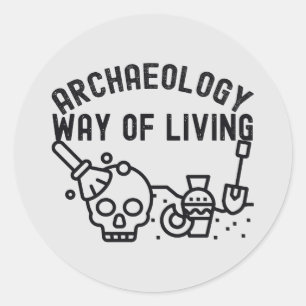 Adesivo Arqueologia - Modo de Viver, Dito de Arqueologia