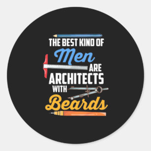 Adesivo Arquitetos masculinos com barbas