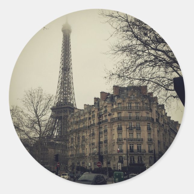 Adesivo Arquitetura Eiffel Tower Paris (Frente)
