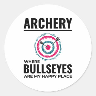 Adesivo Arquivar Alvos de Arco Arqueiro em Bullseye