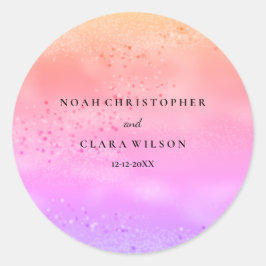 Adesivo Arranjo Arco-íris Amor de tendências coloridas é a