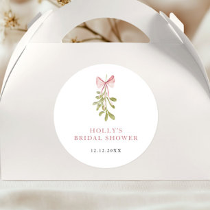 Adesivo Arranjo de Chá de Noiva com Poeira de Rosa e Visco