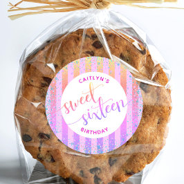 Adesivo Arranjo mbre do arco-íris de 16 anos