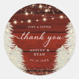 Adesivo Arranjo Rústico De Palhas De Madeira Obrigado