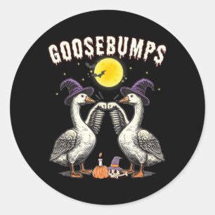 Adesivo Arrepios de Ganso Goosebumps Ganso Engraçado Soco