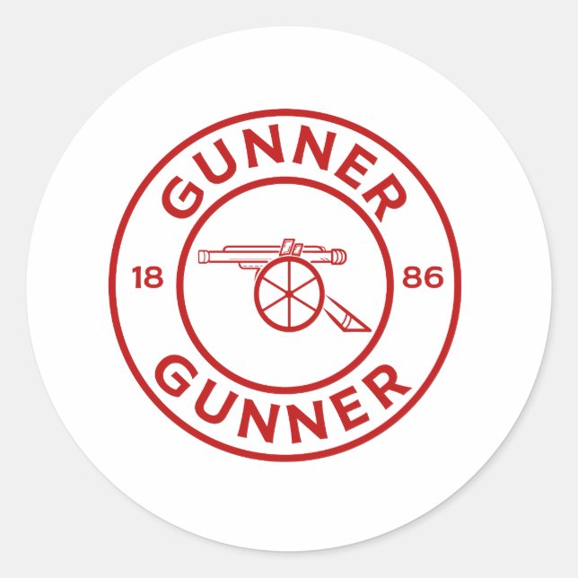 Adesivo Arsenal gunner (Frente)