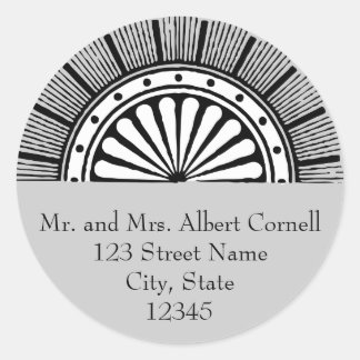 Adesivo Art Deco Envelope Selo