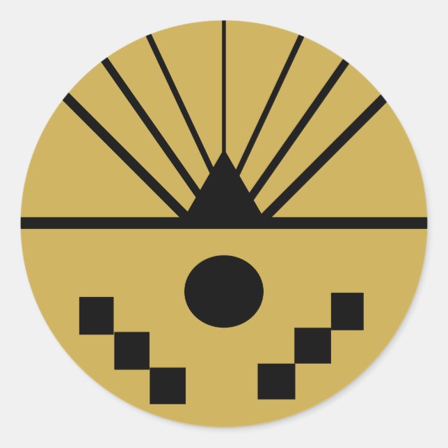 Adesivo Art Deco Sunrise (Frente)