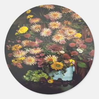 Adesivo Art Floral Vase Buquê