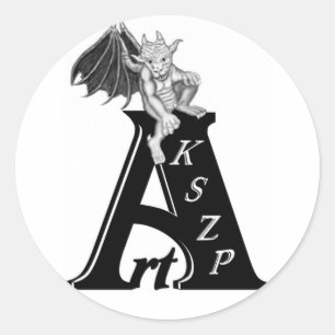 Adesivo Art KSZP Logotipo mit Golem Gargoyle