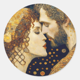 Adesivo Art Nouveau A Couple In Love 