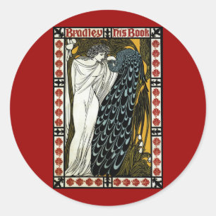 Adesivo Art Nouveau Antiga, O Beijo por William Bradley