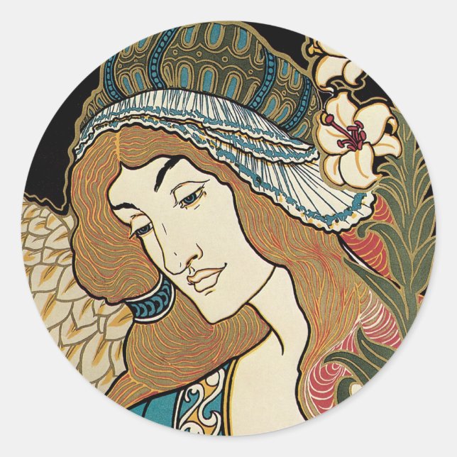 Adesivo Art Nouveau Páscoa Stickers (Frente)