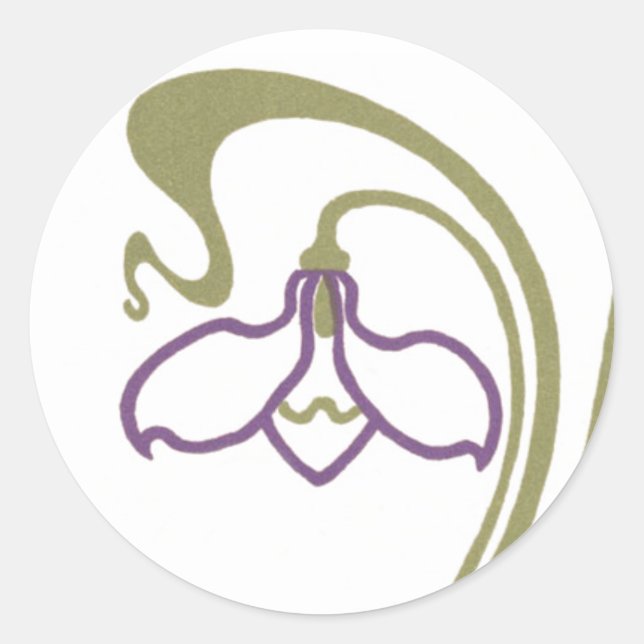 Adesivo Art Nouveau Snowdrop (Frente)