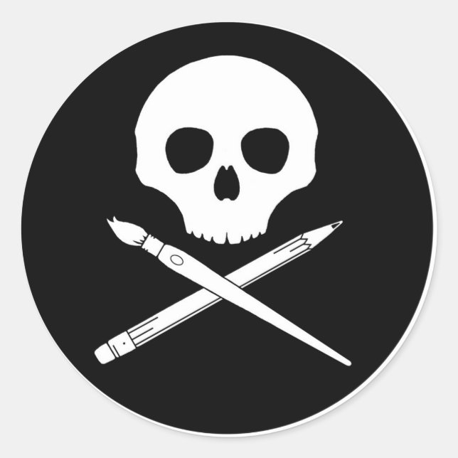 Adesivo Art Skull (Frente)