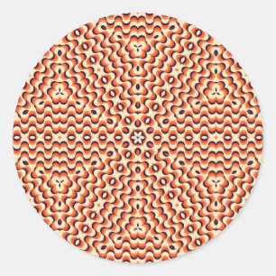Adesivo Arte abstracta sem emenda do anos 50 retro