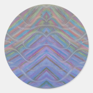 Adesivo Arte abstrata colorida única P40M