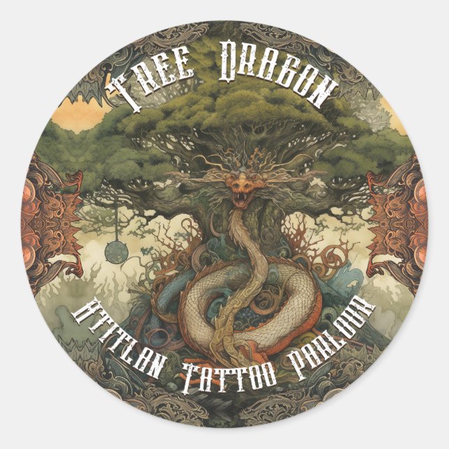 Adesivo Arte AI da Árvore Japonesa Bonsai Tree (Frente)