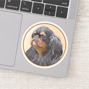 Adesivo Arte Animal Original Pintura Inglesa Toy Spaniel