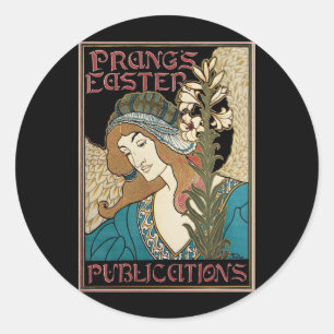 Adesivo Arte Antiga Modernista, Publicações de Páscoa da P