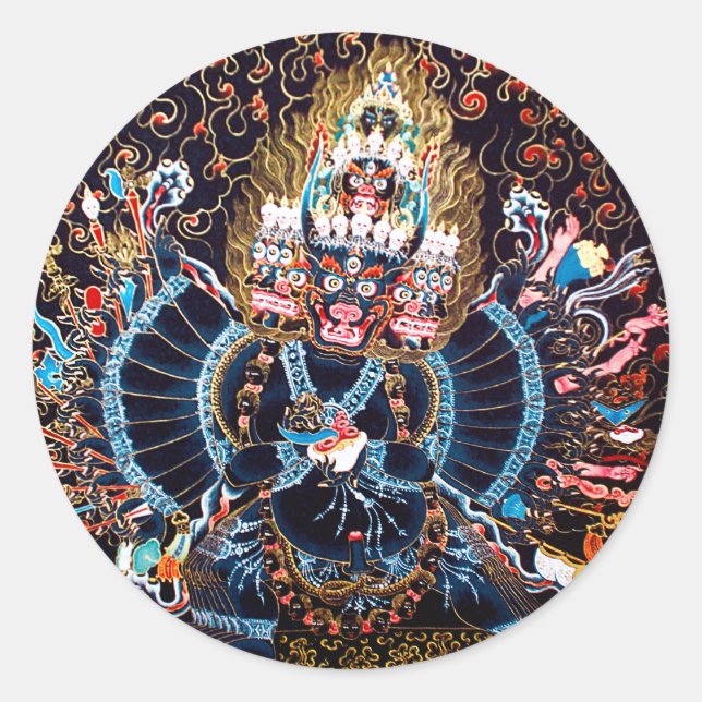 Adesivo Arte budista tibetana (Chemckok Heruka) (Frente)