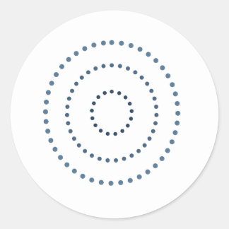 Adesivo Arte com gradiente pontilhado redondo