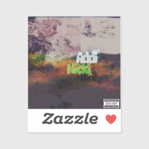 Adesivo Arte da Capa do Álbum de Addi Nicki