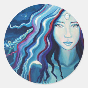 Adesivo Arte da deusa - lua elétrica