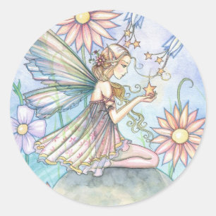 Adesivo Arte da Fada da Flor Doce por Molly Harrison