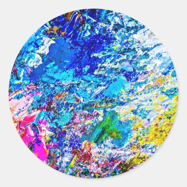 Adesivo Arte da paleta de cores (Frente)
