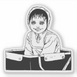 Adesivo arte de anime de terror