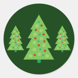 Adesivo Arte de Árvore de Natal Moderna