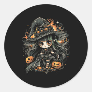 Adesivo Arte de Bruxas de Halloween